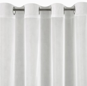 ZÁCLONA NA KRÚŽKOCH LUCY 140X250 CM KRÉMOVÁ