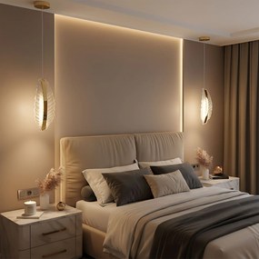 Toolight Toolight, LED stropné svietidlo, 8W, 4000K, 1000lm, G141-CP, zlatá, OSW-02610