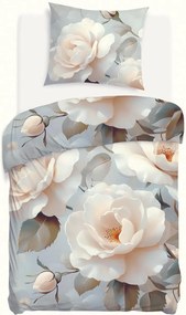 SATÉNOVÉ OBLIEČKY SATYNLOVE PREMIUM 140X200 CM, 1KS 70X80 CM KVETY