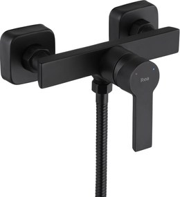 Rea Argus, sprchová batéria s ručnou bodovou sprchovou súpravou, čierna matná, REA-B6406
