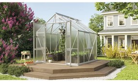 Skleník Vitavia Olymp 6700 polykarbonát 4 mm 257x258 cm hliník vr. základového rámu