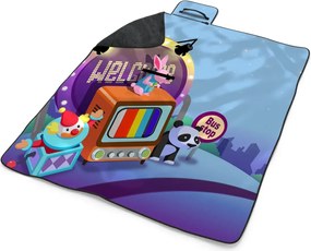 Sablio Plážová deka Bus stop: 200x140 cm