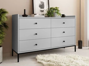 Komoda Tuzzirt 6SZ, Farby: biela