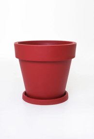 Miska pod kvetináč PLATO, plast, Ø 66 cm, červená Rozmer: 47x5 cm