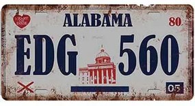 Ceduľa značka Alabama