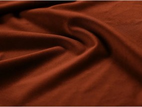 Zamatové kreslo v tehlovej farbe Georgia – Micadoni