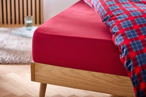 Flanelová napínacia posteľná plachta z mikrovlákna, dvojlôžko
