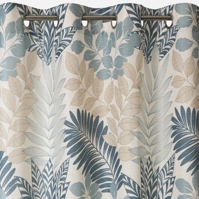 ZÁVES NA KRÚŽKOCH LENNY 140X250 CM VZOROVANÁ