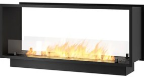InFire - Vstavaný BIO krb 48,5x123,5 cm 6kW čierna