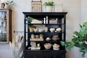 Chic Antique Úložný drevený box s priehradkami