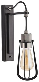 Endon 80950 - Nástenné svietidlo URBAN 1xE27/6W/230V čierna