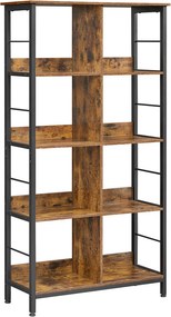 XXXLutz REGÁL, hnedá, čierna, uhlíková oceľ, 80/149/33 cm Boxxx - Online Only drobný nábytok - 002543000124