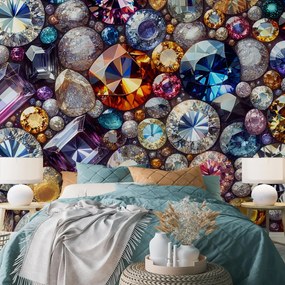 Fototapeta - Farebné diamanty (147x102 cm)