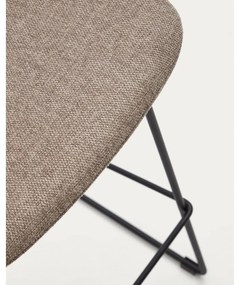 Svetlohnedá barová stolička (výška sedadla 76 cm) Zahara – Kave Home