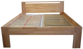 Oak´s Buková postel Duos 2,5 cm masiv cink - 180x200 cm