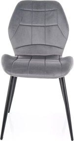 SI Stolička Jake Velvet sivý