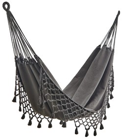 MADAM STOLTZ Hojdacia sieť Hammock Dark Grey