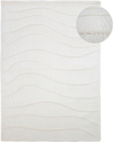 XXXLutz VLNENÝ KOBEREC, 140/200 cm biela Flair Rugs - Online Only bytové doplnky - 003165049701