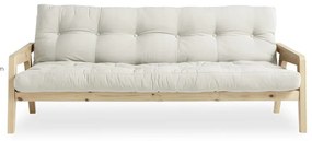 Žltá menčestrová rozkladacia pohovka 204 cm Grab - Karup Design