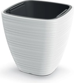 Plastový květináč Venas Square 38,8x38 cm - výber z 7 prevedení