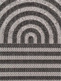 Čierny/krémovobiely vnútorný a vonkajší koberec 160x230 cm Haringey Woodfield – Ted Baker
