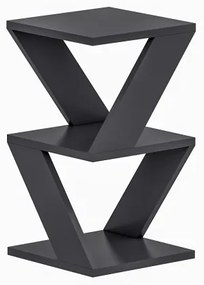 Odkladací stolík ALBENI 50x30 cm antracit