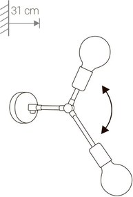 Svietidlo Nowodvorski TWIG II 9141