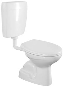 CREAVIT CREAVIT, WC kombi, dvojtlačítko 4,5/6l, spodný odpad, biela, TP3406