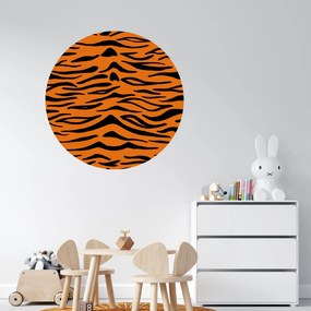 PIPPER. Tigrí vzor - textilná nálepka na stenu Veľkosť: 100 cm