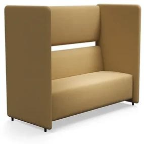 Pohovka CLEAR SOUND, 3-miestna, látka Pod CS, žltá
