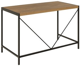 Psací stůl Bahamas 120 cm dub přírodní rustikální/černý