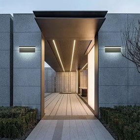 Brilagi - LED vonkajšie nástenné svietidlo TESSI LED/10W/230V čierne IP54