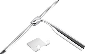 Kovová stierka na sprchové kúty - kov/chróm