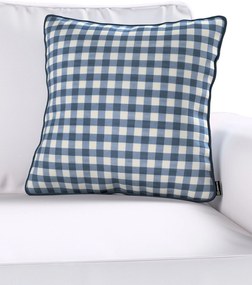 Gabika so šnúrkou, obliečka na vankúš farba produktu tmavomodrá látka vzorované
