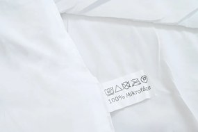 Letný paplón prešívaný 140x200 cm s vankúšom 70x90 cm ECONOMY PEACH, biely