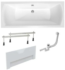 Obdĺžniková vaňa Laguna Cube Way Plus 150x70 cm akrylát ľavá aj pravá SIKOCUB1500ANPC, 1 ks