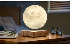 Hnedá LED stolová lampa (výška 14 cm) Moon – Gingko