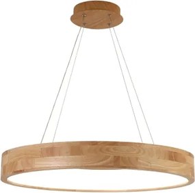 Brilagi - LED závesný luster na lankách FALCON WOOD LED/40W/230V 3000/4000/6000K 60 cm drevo