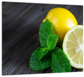Obraz citrónu na stole
