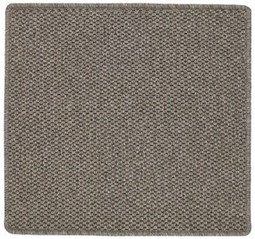 Vopi koberce Kusový koberec Nature hnedý štvorec - 100x100 cm