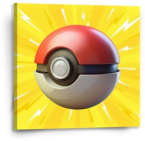 Sablio Obraz Pokemon ball Explózia - 50x50 cm