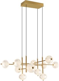 Zuma Line 003064-034755 - LED luster na lanku GALATEA LED/63W/230V zlatý