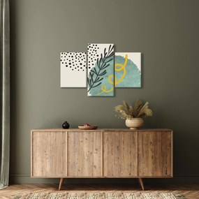 Obraz - Abstraktné listy N⁰1 (90x60 cm)