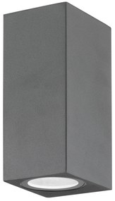 Nova Luce Svietidlo NERO S WALL GREY 2 nástenné, IP 54, GU10 710042