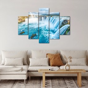 Obraz - Vodopád Godafoss (150x105 cm)