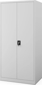 Uzamykateľná skriňa na dokumenty sivá JAN H D600 900 x 1950 x 600 mm