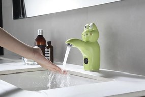 Sapho Sapho, Senzorová stojanková keramická batéria 6V DC (4xAA), žaba, zelená, PS402G