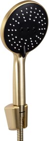 Rea Clif, vaňová batéria s ručnou sprchovou súpravou, zlatá matná, REA-B4242
