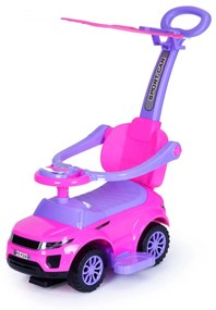 Jazdítko auto 3v1 Super Car ružové