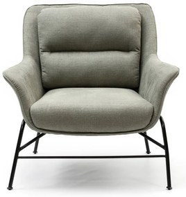 Zeleno-sivé kreslo Teulat Sadira